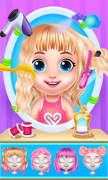 Baby Girl Caring Pinky Style (Беби Грл Керинг Пинки Стайл) [МОД: Много монет, Открытые уровни и Мега MOD] Screenshot 2