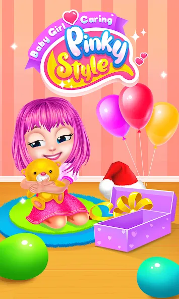 Baby Girl Caring Pinky Style (Беби Грл Керинг Пинки Стайл) [МОД: Много монет, Открытые уровни и Мега MOD] Screenshot 4