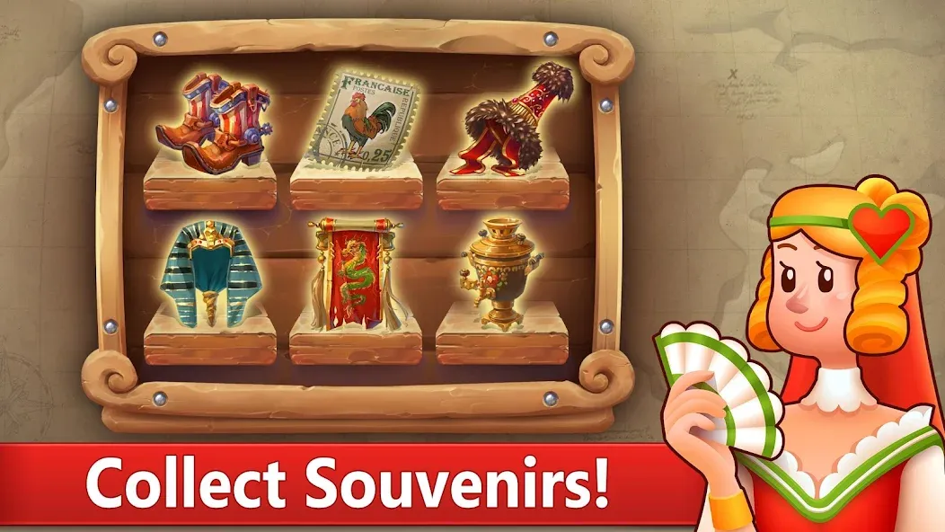 Klondike Solitaire card game [МОД: Все открыто, Дополнительные деньги и Меню MOD] Screenshot 4