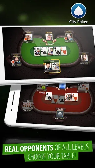 City Poker: Holdem, Omaha (Сити Покер) [МОД: Бесконечные деньги, Монеты и Мега MOD] Screenshot 5