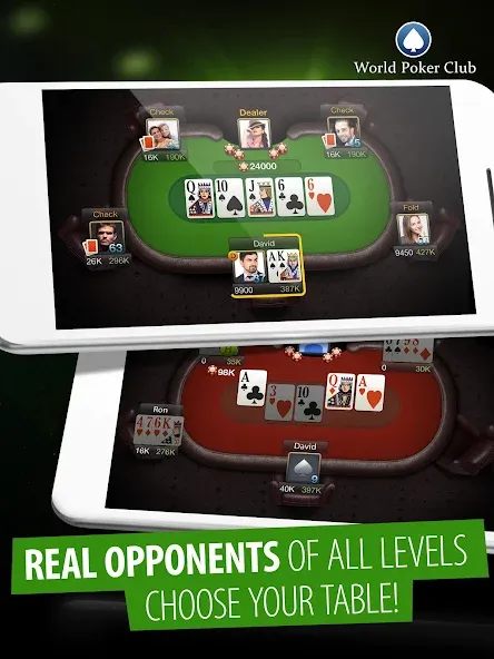 Poker Games: World Poker Club (Покер Гейм) [МОД: Много монет, Открытые уровни и Мега MOD] Screenshot 5