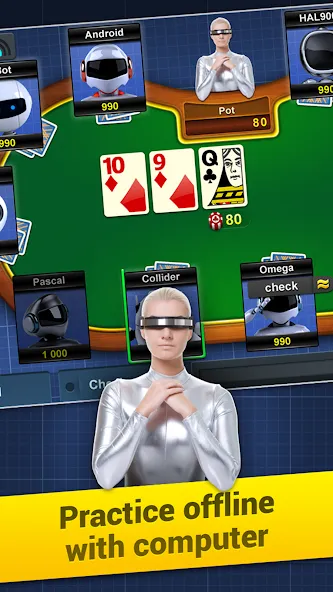 Poker Arena: texas holdem game (Покер Арена) [МОД: Все открыто, Дополнительные деньги и Меню MOD] Screenshot 5