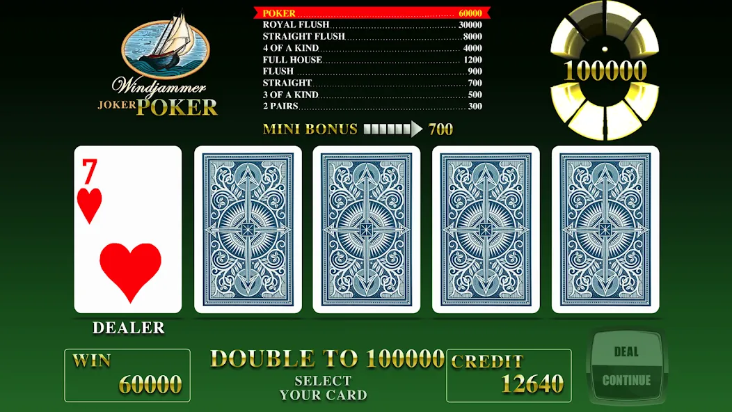 Windjammer Poker (Уиндджаммер Покер) [МОД: Меню, Бесконечные монеты и Открытые уровни] Screenshot 1