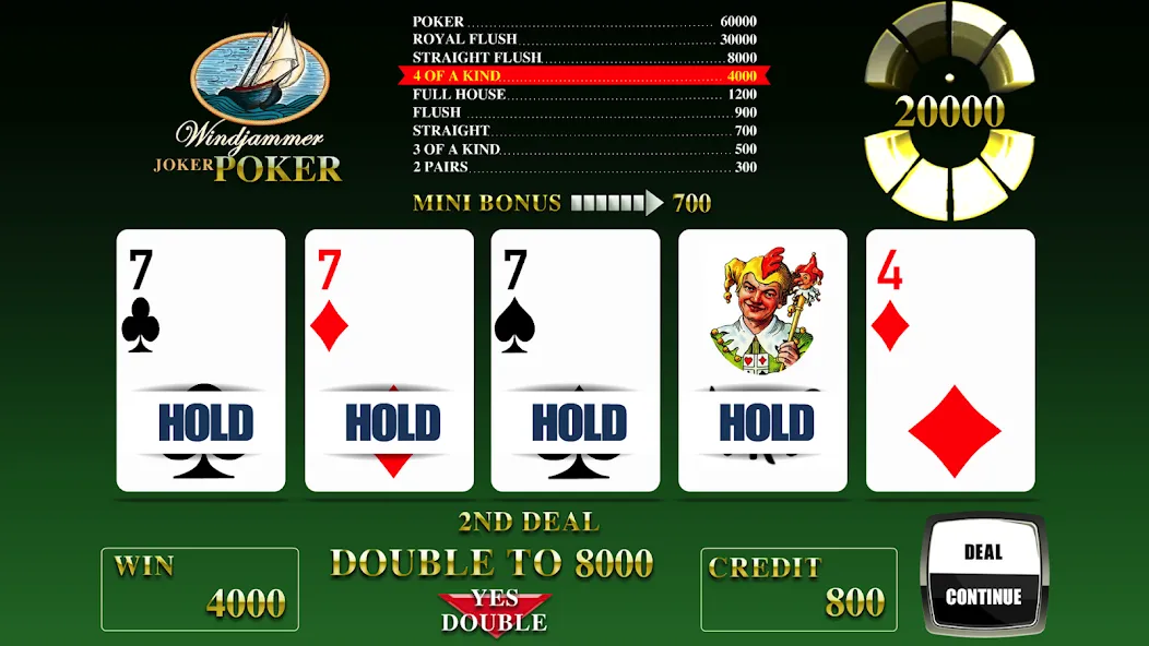 Windjammer Poker (Уиндджаммер Покер) [МОД: Меню, Бесконечные монеты и Открытые уровни] Screenshot 3