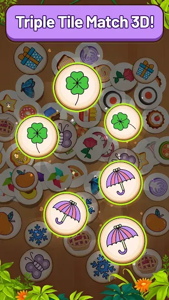 Triple Tile 3D: Connect Puzzle (Трипл Тайл 3Д) [МОД: Все открыто, Дополнительные деньги и Меню MOD] Screenshot 2