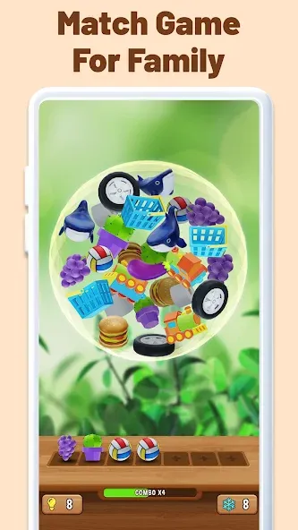 Match Triple Ball (Соответствие Тройной мяч) [МОД: Много монет, Открытые уровни и Мега MOD] Screenshot 2