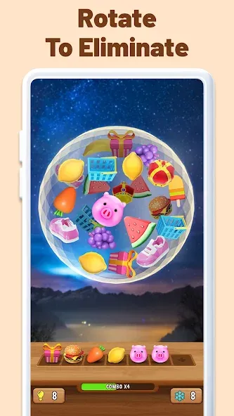 Match Triple Ball (Соответствие Тройной мяч) [МОД: Много монет, Открытые уровни и Мега MOD] Screenshot 3