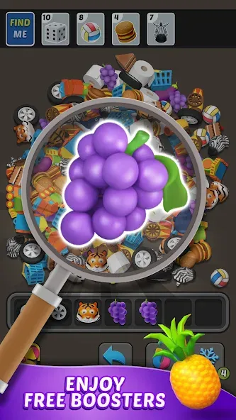 Triple Find - Match Triple 3D (Трипл Файнд) [МОД: Много монет, Открытые уровни и Мега MOD] Screenshot 2