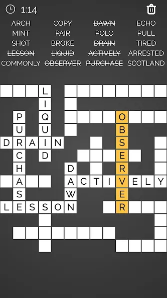 Crossword : Word Fill [МОД: Деньги, Монеты и Меню MOD] Screenshot 5
