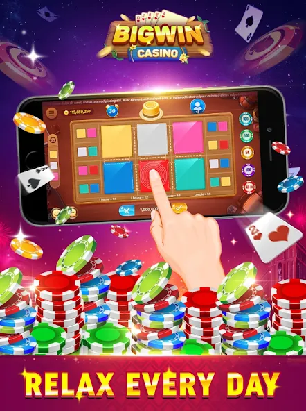 Bigwin - Slot Casino Online (Бигвин) [МОД: Все открыто, Дополнительные деньги и Меню MOD] Screenshot 1