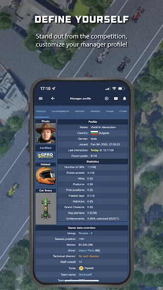 GPRO - Classic racing manager (ГПРО) [МОД: Меню, Бесконечные монеты и Открытые уровни] Screenshot 2