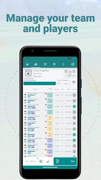 Superkickoff - Soccer manager (уперкикофф) [МОД: Много денег, Монет и Все открыто] Screenshot 3