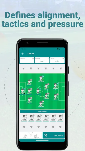 Superkickoff - Soccer manager (уперкикофф) [МОД: Много денег, Монет и Все открыто] Screenshot 5