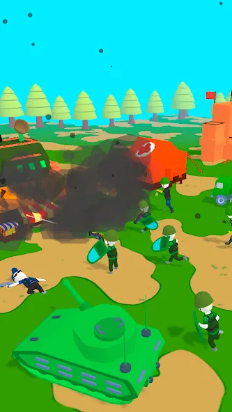Island Warfare 3D: Guns' Land (Айленд Ворфер) [МОД: Деньги, Монеты и Меню MOD] Screenshot 4