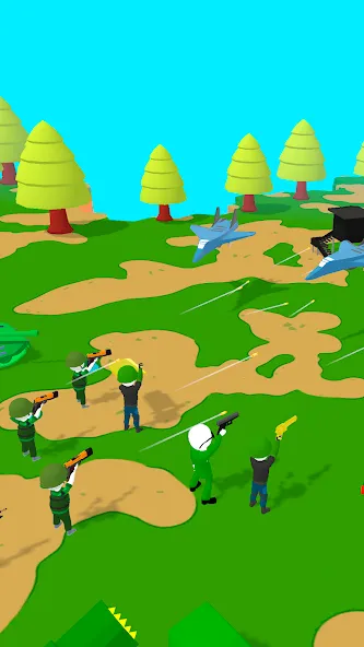 Island Warfare 3D: Guns' Land (Айленд Ворфер) [МОД: Деньги, Монеты и Меню MOD] Screenshot 5