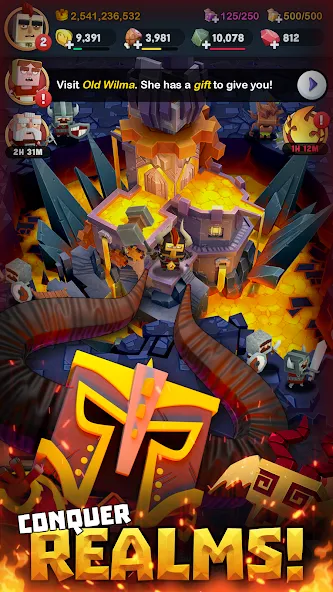 Kingdoms of HF - Dragon War (Кингдомс оф ХФ) [МОД: Меню, Бесконечные монеты и Открытые уровни] Screenshot 4