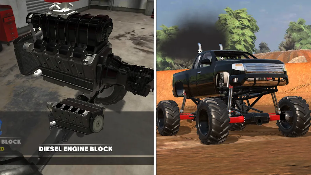 Trucks Off Road (Траки Офф Роад) [МОД: Много монет, Открытые уровни и Мега MOD] Screenshot 2