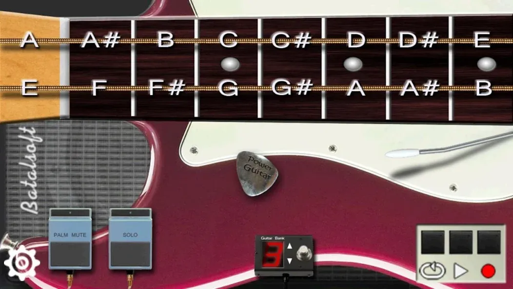 Power guitar HD [МОД: Много монет, Открытые уровни и Мега MOD] Screenshot 1