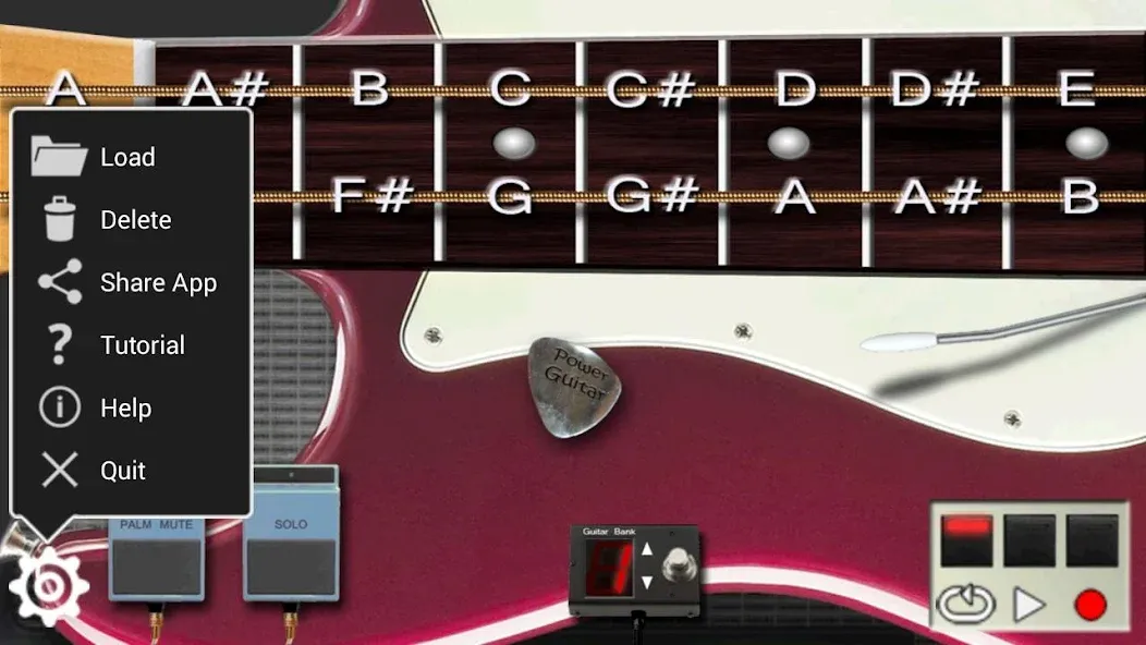 Power guitar HD [МОД: Много монет, Открытые уровни и Мега MOD] Screenshot 3