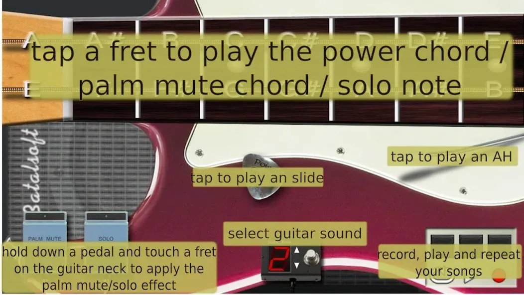 Power guitar HD [МОД: Много монет, Открытые уровни и Мега MOD] Screenshot 4