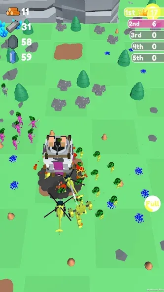 Islands Control: Army War (Айлэндс Контрол) [МОД: Меню, Бесконечные монеты и Открытые уровни] Screenshot 1