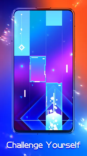 Piano Fire: Edm Music & Piano (Пиано Файр) [МОД: Меню, Бесконечные монеты и Открытые уровни] Screenshot 3