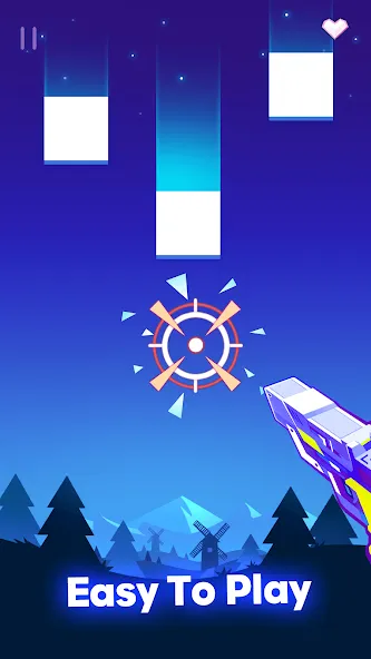 Beat Fire - Edm Gun Music Game [МОД: Меню, Бесконечные монеты и Открытые уровни] Screenshot 1