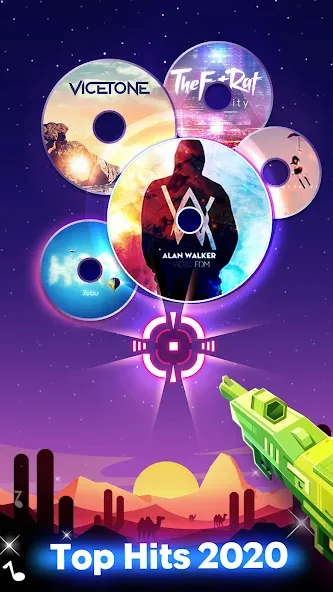 Beat Fire - Edm Gun Music Game [МОД: Меню, Бесконечные монеты и Открытые уровни] Screenshot 4
