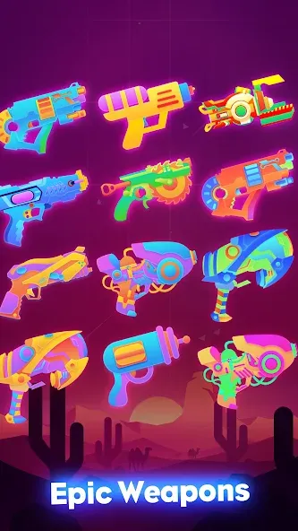 Beat Fire - Edm Gun Music Game [МОД: Меню, Бесконечные монеты и Открытые уровни] Screenshot 5
