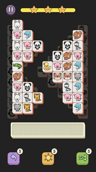 Match 3 Animal - Zen Puzzle (Матч 3 Животное) [МОД: Много монет, Открытые уровни и Мега MOD] Screenshot 1