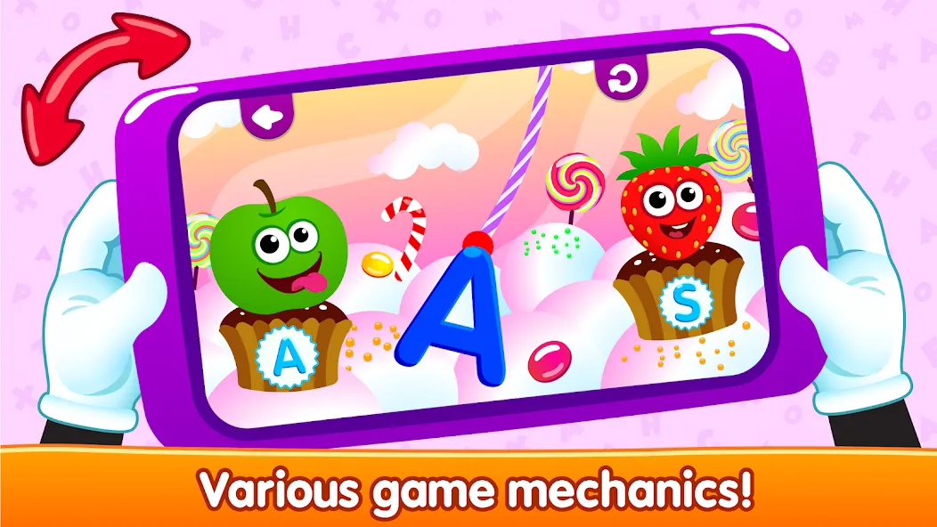 ABC kids! Alphabet learning! [МОД: Все открыто, Дополнительные деньги и Меню MOD] Screenshot 5