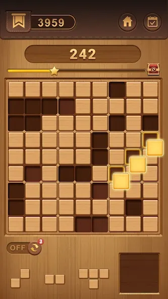 Block Sudoku Woody Puzzle Game [МОД: Меню, Бесконечные монеты и Открытые уровни] Screenshot 4