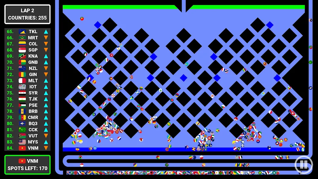 World Marble Race (Ворлд Марбл Рейс) [МОД: Меню, Бесконечные монеты и Открытые уровни] Screenshot 2