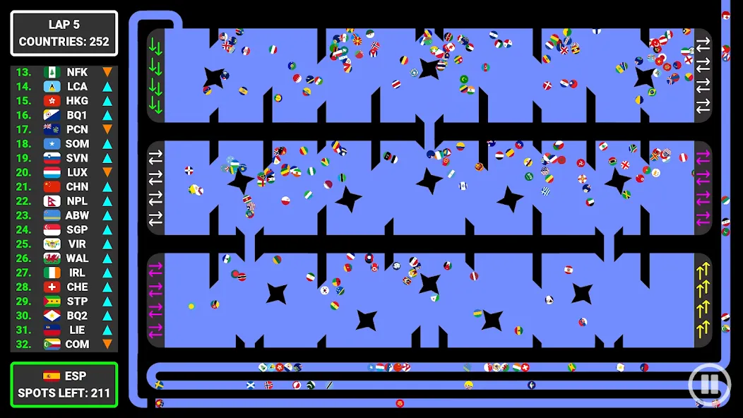 World Marble Race (Ворлд Марбл Рейс) [МОД: Меню, Бесконечные монеты и Открытые уровни] Screenshot 5