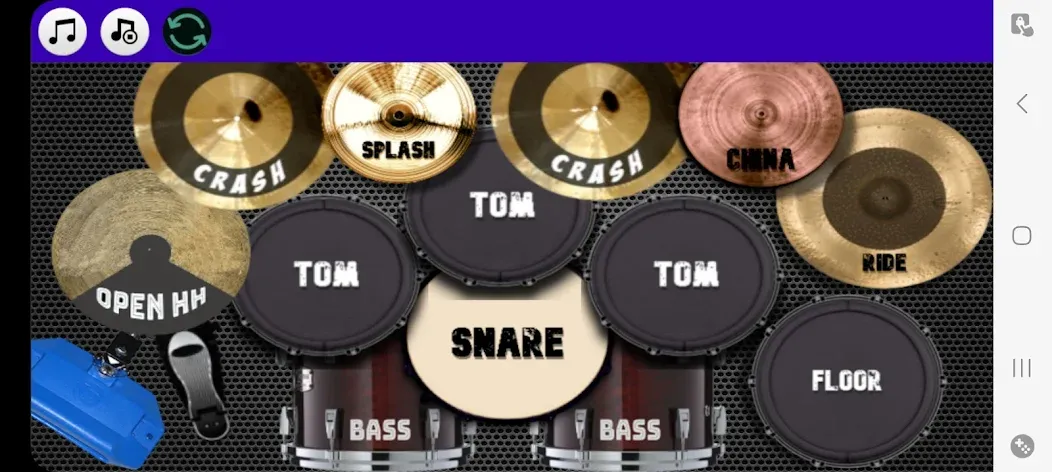 Drum Studio: Bateria Virtual (Драм студио) [МОД: Много монет, Открытые уровни и Мега MOD] Screenshot 1