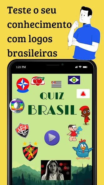 Quiz Brasil (Квиз Бразилия) [МОД: Бесконечные деньги, Монеты и Мега MOD] Screenshot 1