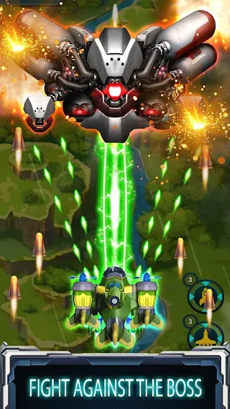 Skyforce Invaders (Скаифорс Инвейдерс) [МОД: Бесконечные деньги, Монеты и Мега MOD] Screenshot 4