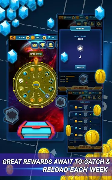 Skyforce Invaders (Скаифорс Инвейдерс) [МОД: Бесконечные деньги, Монеты и Мега MOD] Screenshot 5