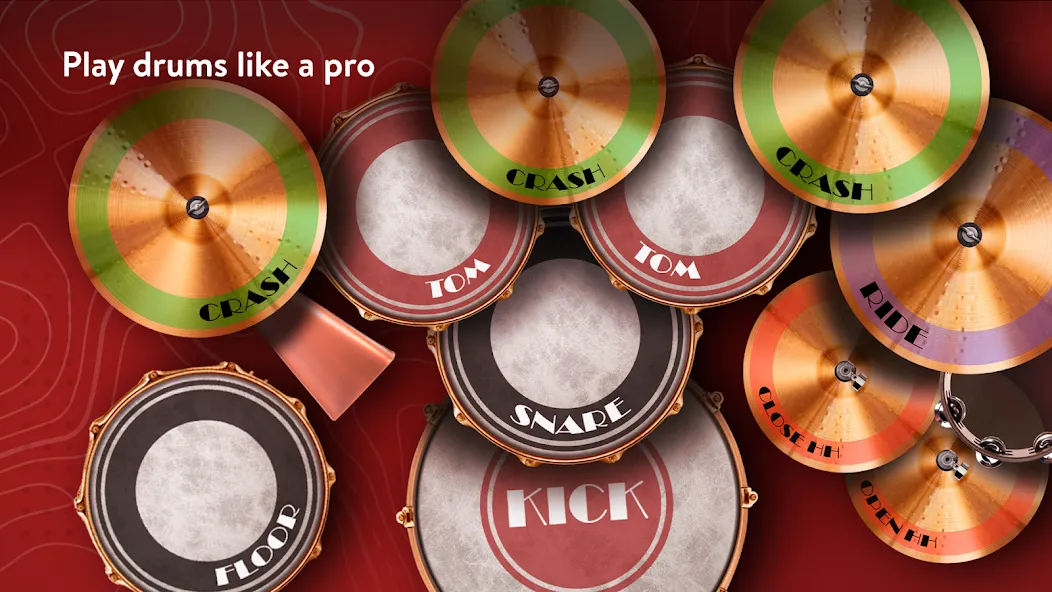 Classic Drum: electronic drums (Классик Драм) [МОД: Меню, Бесконечные монеты и Открытые уровни] Screenshot 1