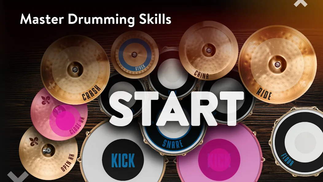 Real Drum: electronic drums (Риал драм) [МОД: Много монет, Открытые уровни и Мега MOD] Screenshot 2