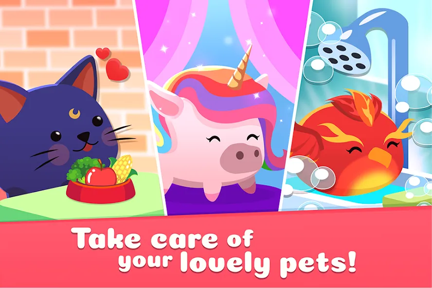 Animal Rescue: Pet Shop Story (Анимал Рескью) [МОД: Меню, Бесконечные монеты и Открытые уровни] Screenshot 2