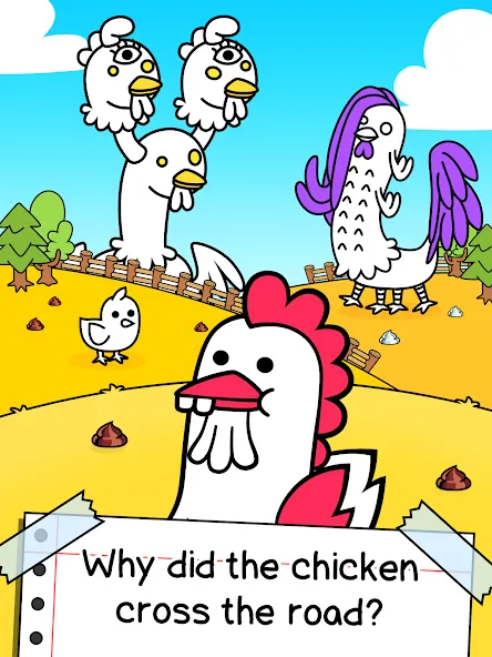 Chicken Evolution: Idle Game (Чикен Эволюшн) [МОД: Много денег, Монет и Все открыто] Screenshot 5