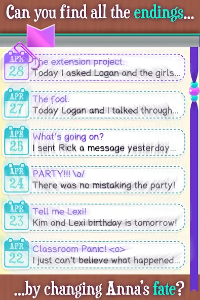 Dear Diary: Interactive Story (Дир Дайри) [МОД: Бесконечные деньги, Монеты и Мега MOD] Screenshot 4
