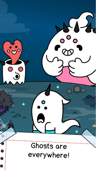 Ghost Evolution: Merge Spirits (Гост Эволюшн) [МОД: Бесконечные деньги, Монеты и Мега MOD] Screenshot 1