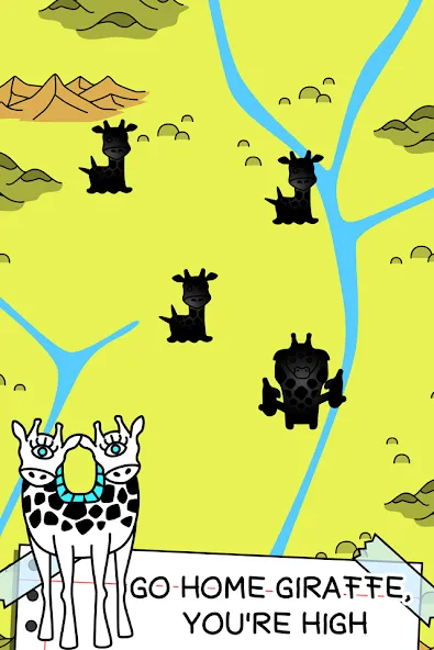 Giraffe Evolution: Idle Game (Жираф Эволюция) [МОД: Деньги, Монеты и Меню MOD] Screenshot 3