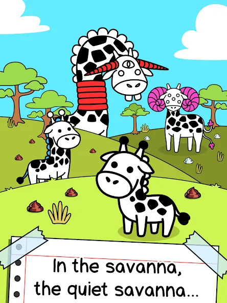 Giraffe Evolution: Idle Game (Жираф Эволюция) [МОД: Деньги, Монеты и Меню MOD] Screenshot 5