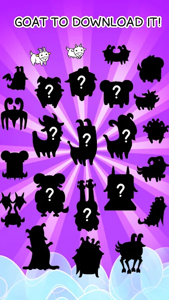 Goat Evolution: Animal Merge (Гоат Эволюшн) [МОД: Меню, Бесконечные монеты и Открытые уровни] Screenshot 4