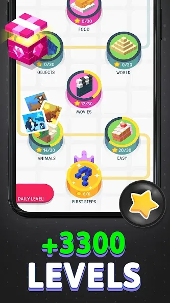 Nonogram Logic Pic: Pictogram (Нонограм Логик Пик) [МОД: Деньги, Монеты и Меню MOD] Screenshot 2