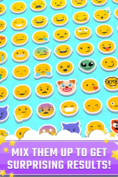 Match The Emoji: Combine All (Мэтч Зэ Имоджи) [МОД: Много монет, Открытые уровни и Мега MOD] Screenshot 3