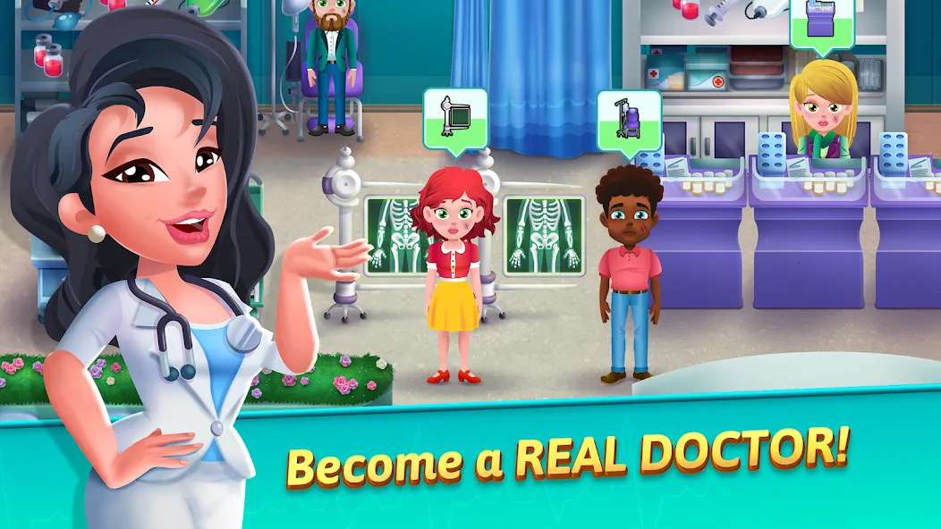 Medicine Dash: Hospital Game (Медицинский Дэш) [МОД: Бесконечные деньги, Монеты и Мега MOD] Screenshot 1